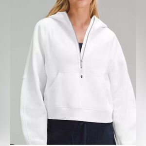 Lululemon scuba half zip with hood